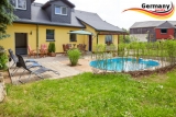 Ovalpool Palisander 600 x 320 x 120 cm