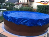 Pool Abdeckplane 7,0 - 7,3 m Poolabdeckung 700 Winterplane rund 730