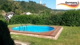 Pool oval 4,5 x 3,0 x 1,2 m Komplettset