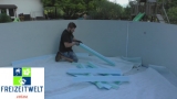 6,25 x 3,0 Pool Hohlkehle bis 7,3 x 3,6 m Ovalpool