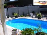 Pool oval 4,5 x 3,0 x 1,2 m Komplettset