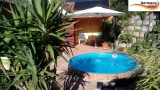 Schwimmingpool 350 x 120 cm Poolset Pool Komplettset Brick